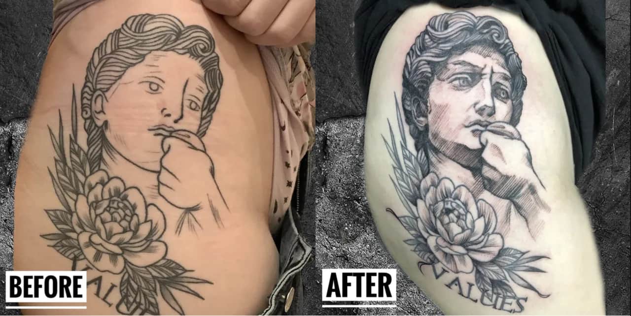 Czy poprawki tatuażu są płatne? Oto co musisz wiedzieć, aby zaoszczędzić