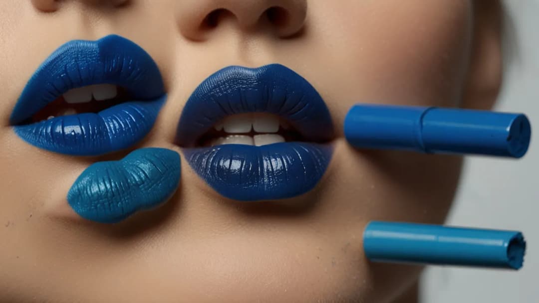 Niebieska pomadka – Jak ją nosić i jakie efekty można osiągnąć?